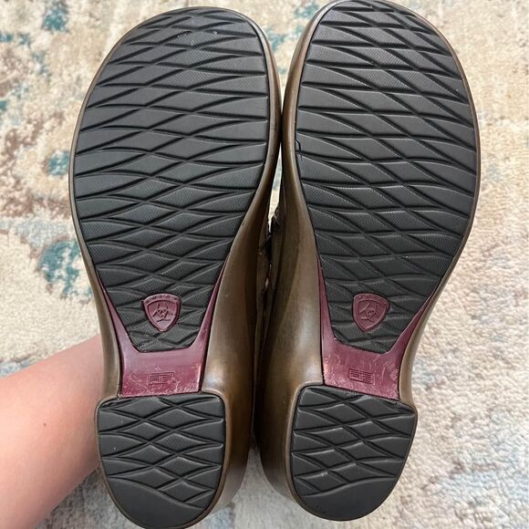 Ariat Del Mar Horsebit Distressed Leather Clogs size 8 - Picture 7 of 8